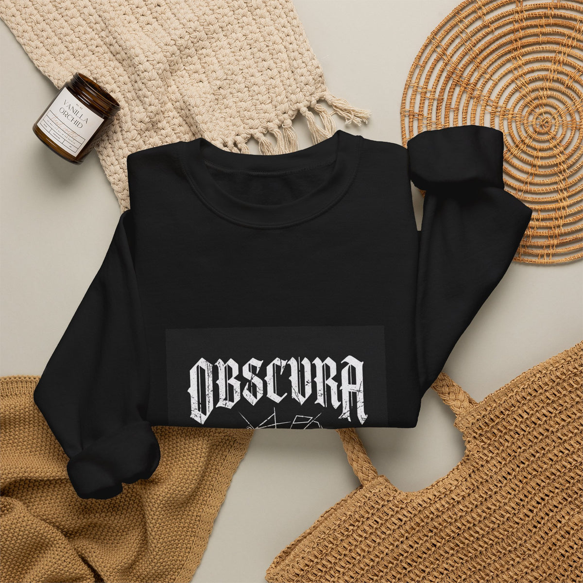 Obscura Eye Graphic Crewneck Sweatshirt